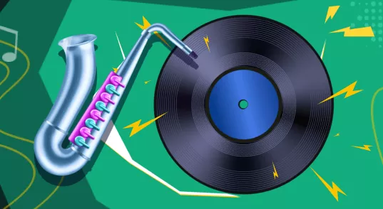 MrPancho gioco con vinili e musica